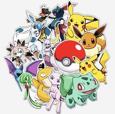50 Pokemon Sticker, Anime