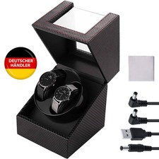 Automatik Uhrenbeweger Uhrendreher Uhrenbox Uhrenkasten Watchwinder für 2 Uhren