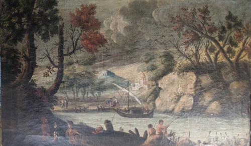Flusslandschaft mit