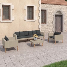Outdoor Furniture Set Beige