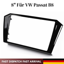 8" Schwarz Display MIB2 Radio Rahmen Blende Abdeckung Passend Für VW Passat B8