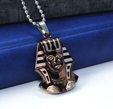 Damen,Herren, begehrenswerte Anhänger Edelstahl -Titan ,Halskette Tutanchamun