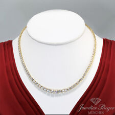 Cartier Collier Riviere Gelbgold 750 Diamanten ca. 13 ct. Brillanten Gold Kette