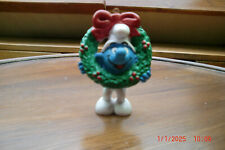 Figuren Schleich  Original Weihnachts Schlumpf Kranz RARITÄT