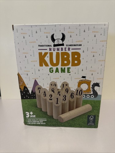 Number kubb game - kubb, game,
