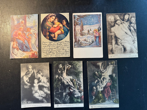 Antike religiöse postkarten - 7,