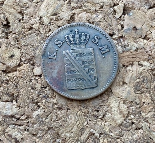Königreich sachsen pfennig - 1,