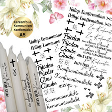 Kerzenfolie Tattoofolie