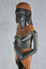 ALTE HANDGESCHNITZTE HOLZFIGUR AUS AFRIKA