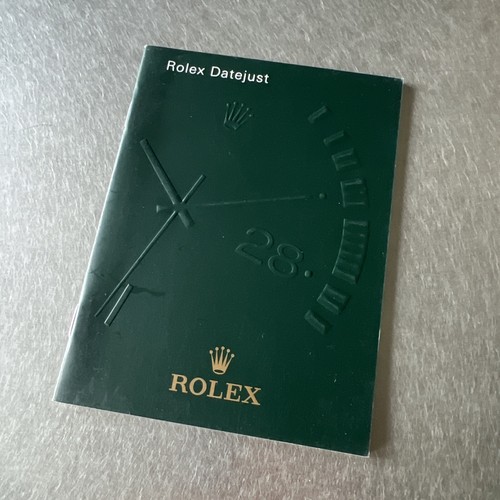 Rolex datejust booklet - rolex, /