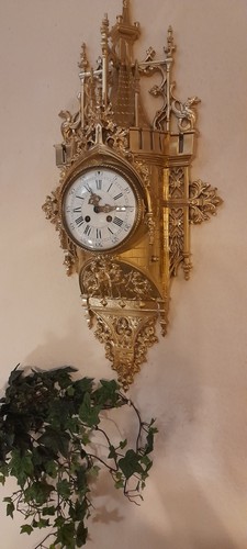 Bronze messing cartell uhr - cartell,