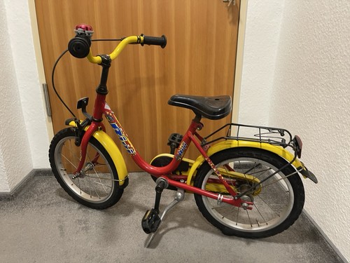 Kinder fahrrad rot und gelb - kinder,