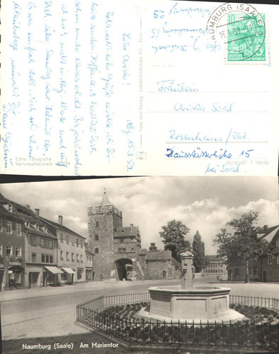 Naumburg saale marientor 1959 - saale,