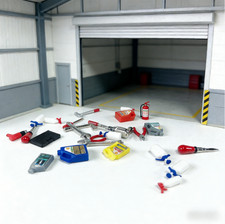 1/18 Diorama 11pc Repair Model