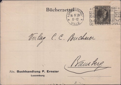 Luxemburg bücherzettel 40 - luxemburg,