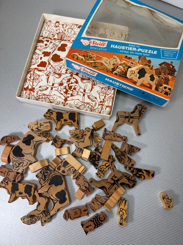 Steiff 8450 haustier puzzle - steiff,