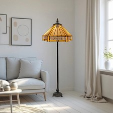 Tiffany Stil Stehlampe Buntglas Schlafzimmer Zuhause Wohnzimmer Schlafzimmer UK