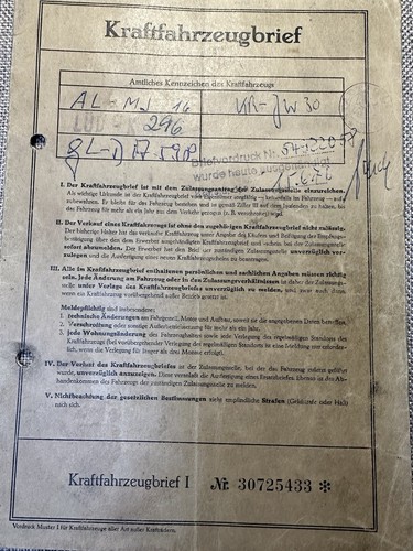 Kfz pkw brief - kfz,