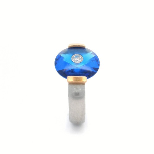 Ring platin gelbgold bunz - ring,