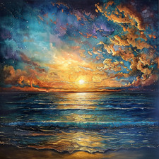 Ozean & Sonnenaufgang