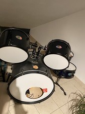Schlagzeug, blau, gebraucht.