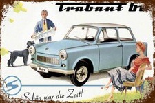 Blechschild TRABANT 30 x 20 cm