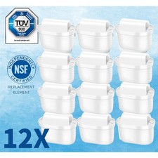 12X Wasserfilter für Brita Filter Kartuschen Maxtra+ Plus Maxtra Pro Marella DHL