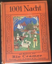 1001 Nacht sehr altes Buch mit Bilder von Rie Cramer