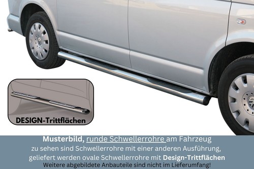 Schwellerrohre oval design - schwellerrohre,