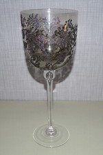 TCM Glas Teelichthalter mit Floristisches  Muster Kerzenhalter