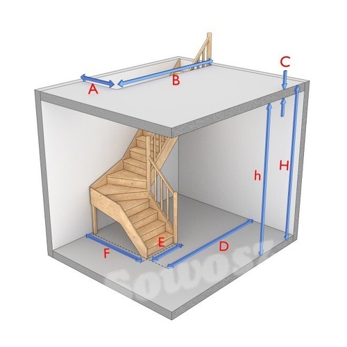 Stahltreppe nach maß - nach,