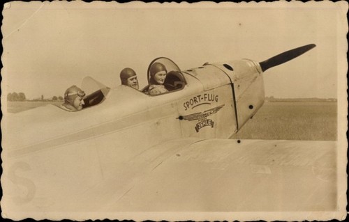 Foto sportflugzeug - foto, ak