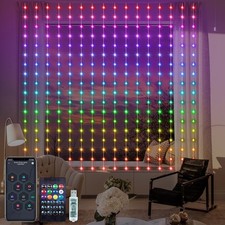 LED Lichterketten Smart Lichtervorhang Weihnachtsbeleuchtung DIY USB/Stecker RGB
