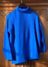 Rollkragen Pullover ALBA MODA  Gr. 44/46 blau gepflegt und guter Zustand