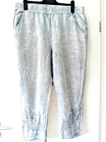 Tredy hose grau weiß - **tredy**,, hose,