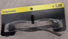 Halbrandlose Lesebrille +1,0