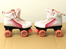 SFR Rio Rollschuhe Weiß & Pink Größe UK 3 EU 35,5/36