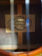 Gitarre yamaha 280a - g-280a, massive