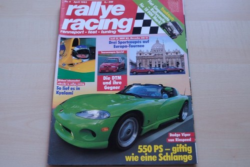 Rallye racing 1993 - racing, 04/1993