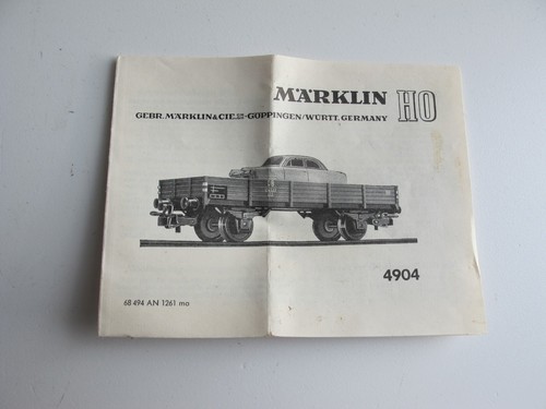Märklin 4904 bausatz mit - 4904,