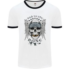 Bad To The Bone Biker Skull