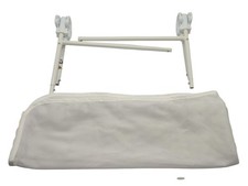 Star Ibaby Bettgitter  Babify klappbar, 120 cm Höhe 50 cm, Weiß