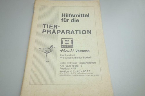 Katalog tierpräparation - katalog,