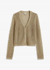 Neu Ajour-Strickjacke Gr