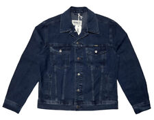 Wrangler Herren Jeansjacke Authentic Jacket Größe M - XXXXL Coalblue dunkelblau
