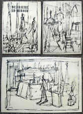 ALBERTO GIACOMETTI: "DERRIÈRE LE MIROIR" 39-40 DLM MAEGHT WERKV. LUST 92, 93, 94