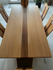 Esszimmer Set aus hellem Holz