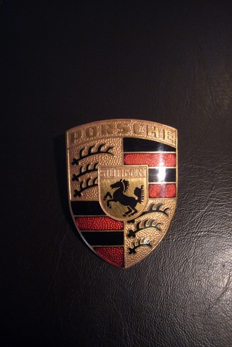 Original porsche emblem - emblem, /