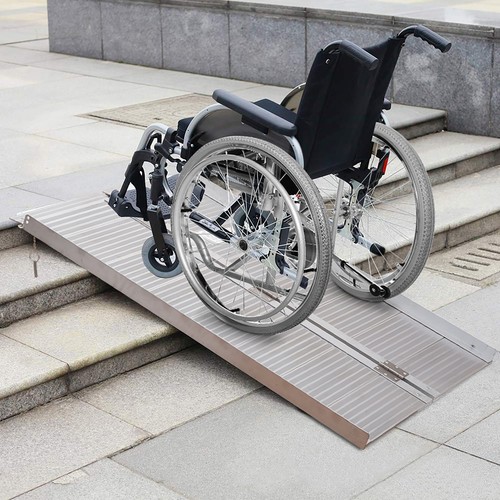 Alu rollstuhlrampe mit - alu,