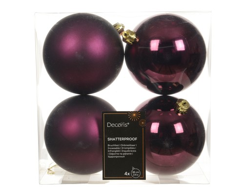 Weihnachtskugeln 10cm - 4,